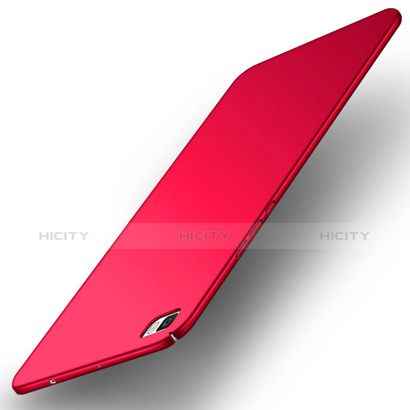 Custodia Plastica Rigida Opaca M02 per Huawei P8 Lite Rosso