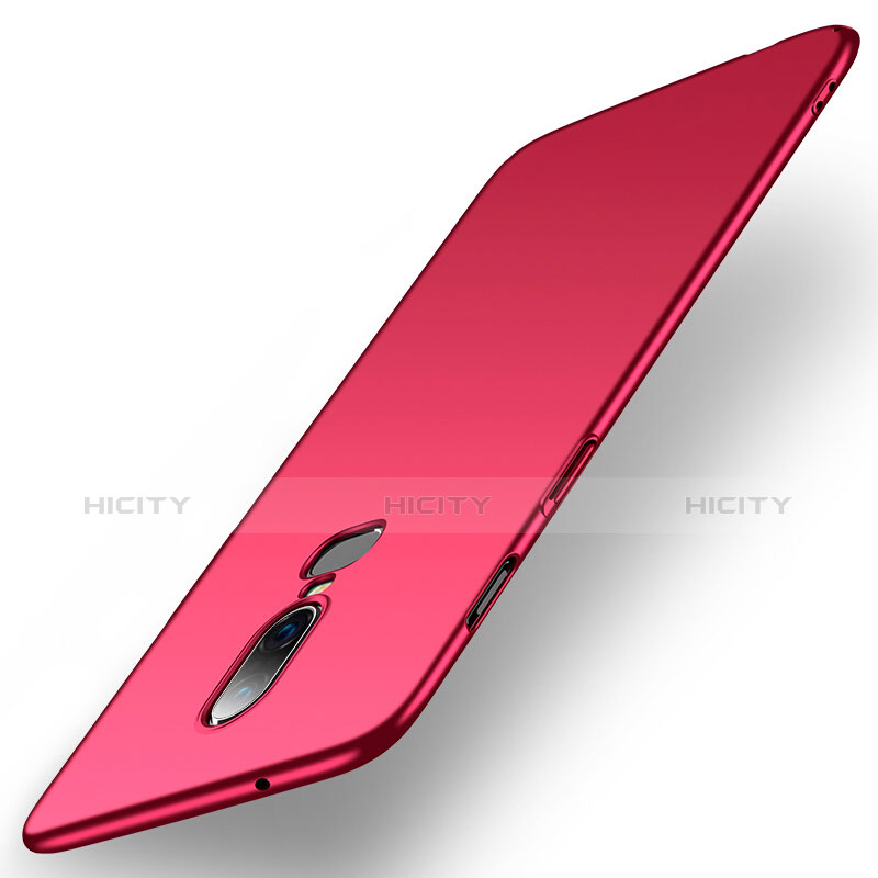Custodia Plastica Rigida Opaca M02 per OnePlus 6 Rosso