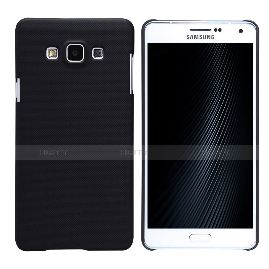 Custodia Plastica Rigida Opaca M02 per Samsung Galaxy A7 Duos SM-A700F A700FD Nero