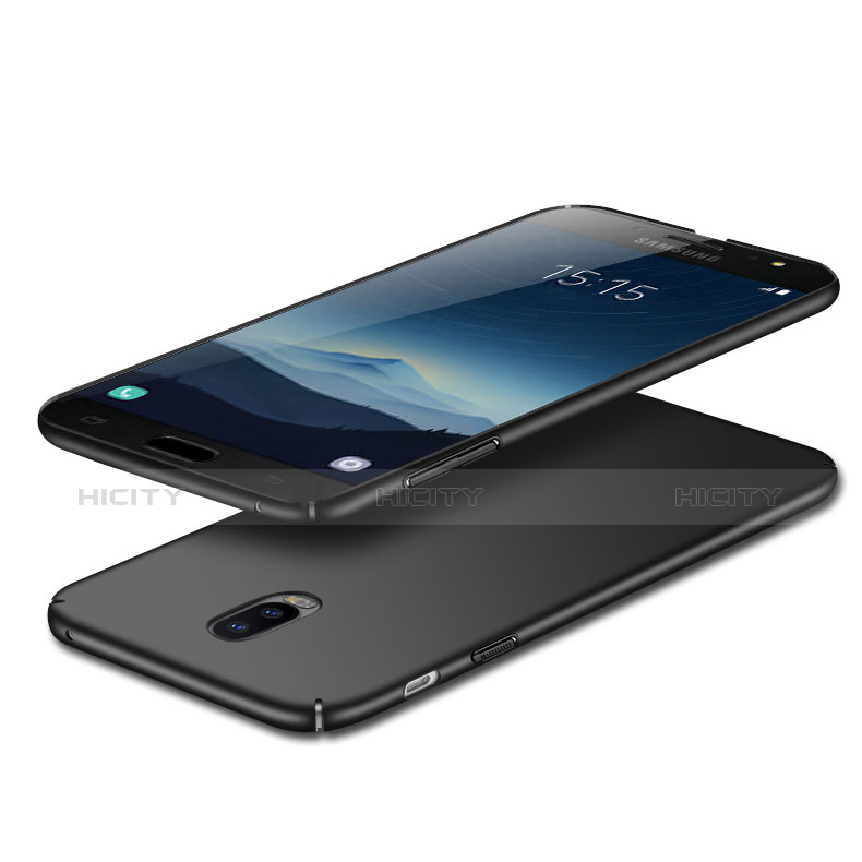 Custodia Plastica Rigida Opaca M02 per Samsung Galaxy C7 (2017) Nero