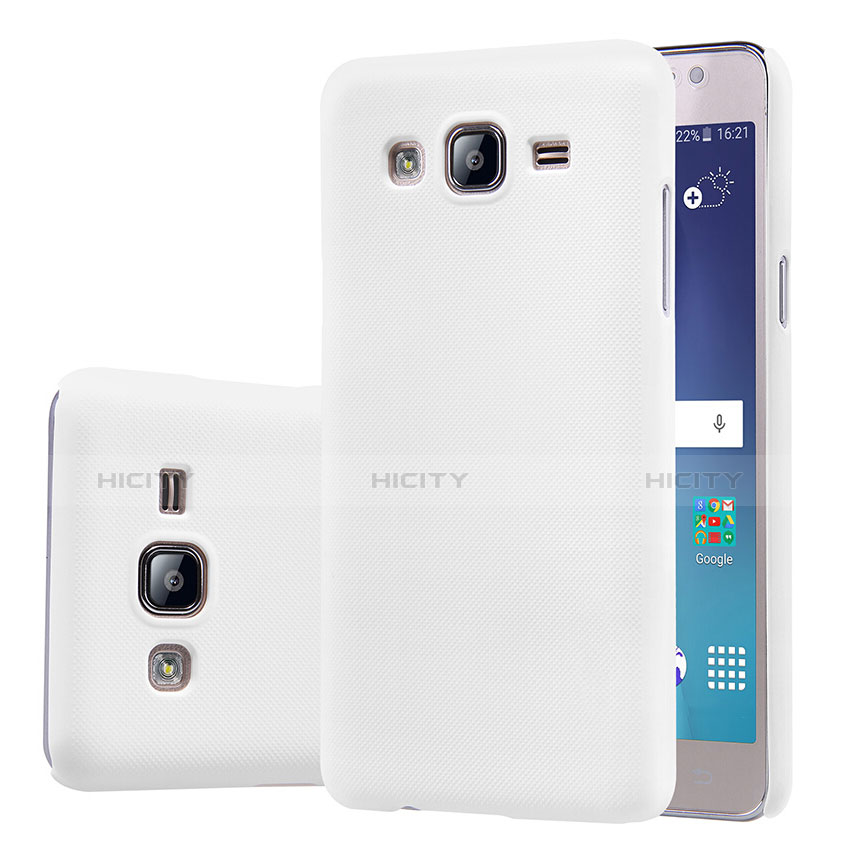 Custodia Plastica Rigida Opaca M02 per Samsung Galaxy On5 G550FY Bianco