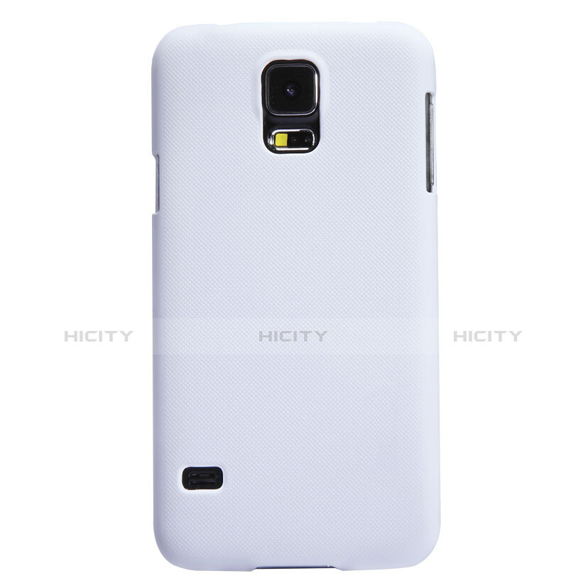 Custodia Plastica Rigida Opaca M02 per Samsung Galaxy S5 G900F G903F Bianco