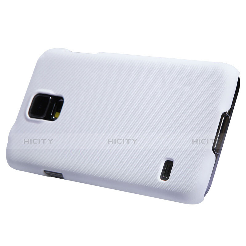 Custodia Plastica Rigida Opaca M02 per Samsung Galaxy S5 G900F G903F Bianco