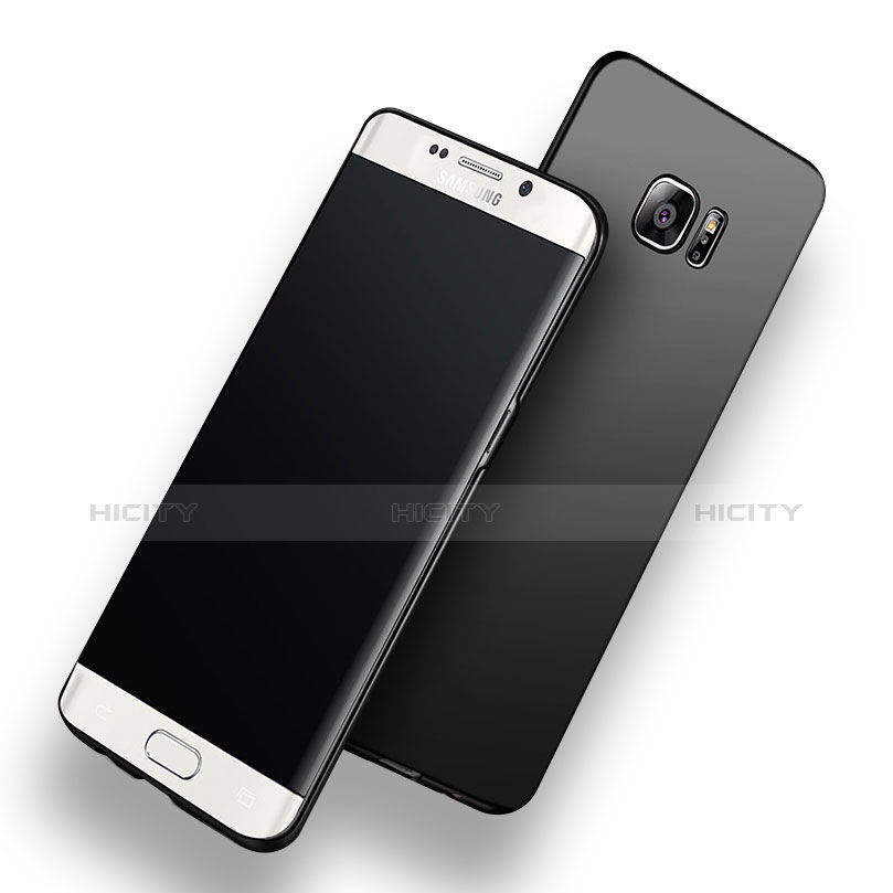 Custodia Plastica Rigida Opaca M02 per Samsung Galaxy S6 Edge+ Plus SM-G928F Nero
