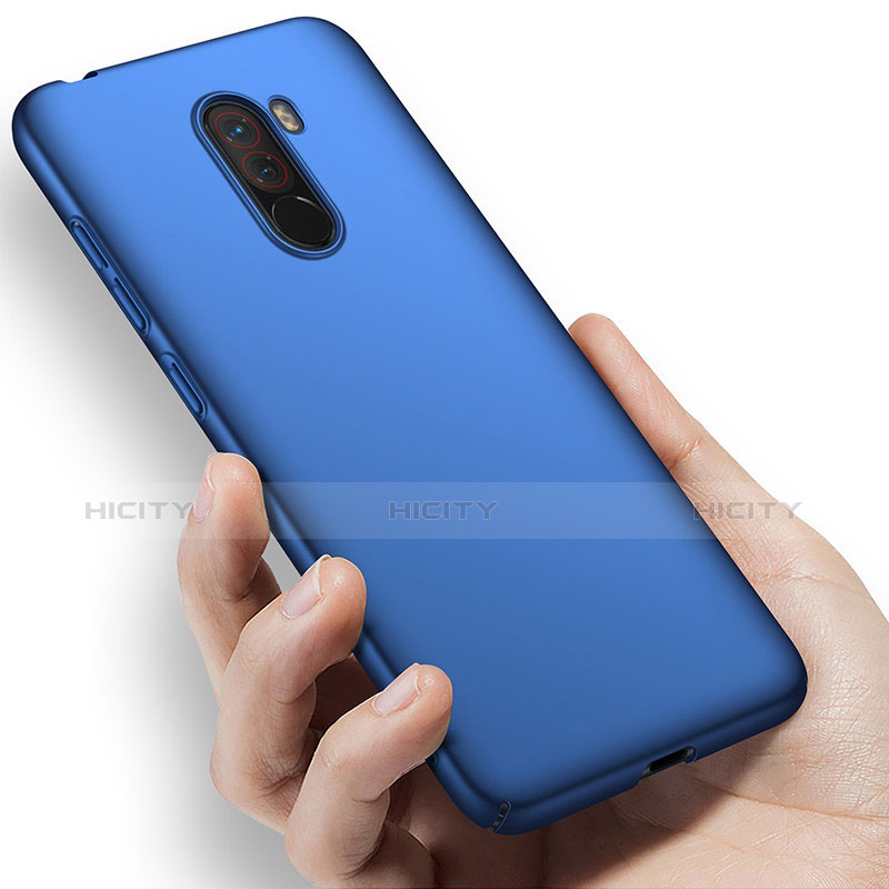 Custodia Plastica Rigida Opaca M02 per Xiaomi Pocophone F1 Blu