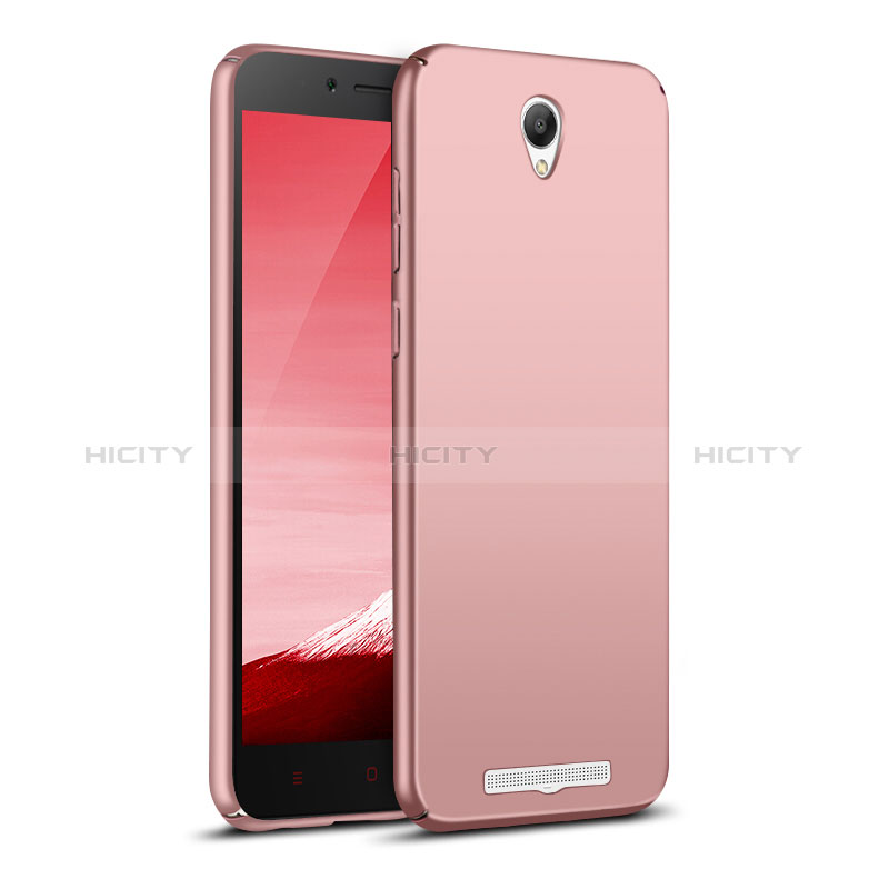 Custodia Plastica Rigida Opaca M02 per Xiaomi Redmi Note 2 Oro Rosa