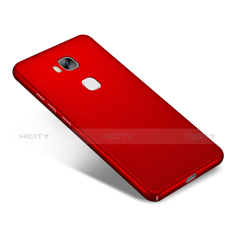 Custodia Plastica Rigida Opaca M03 per Huawei Honor 5X Rosso