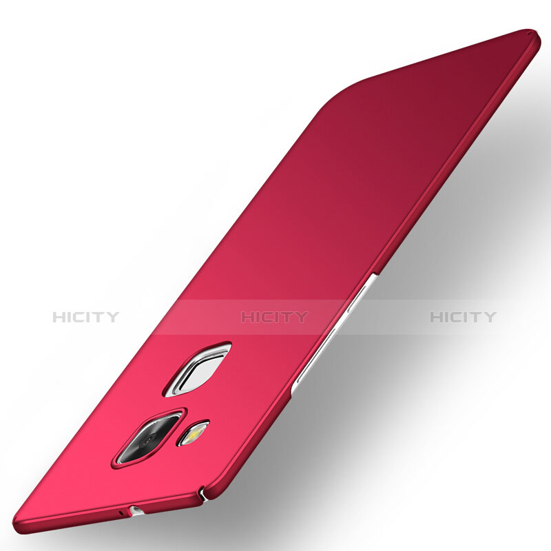 Custodia Plastica Rigida Opaca M03 per Huawei Mate 7 Rosso