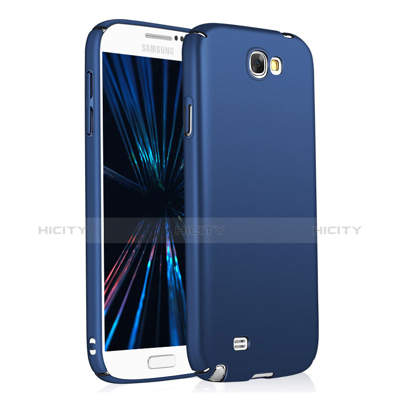 Custodia Plastica Rigida Opaca M03 per Samsung Galaxy Note 2 N7100 N7105 Blu