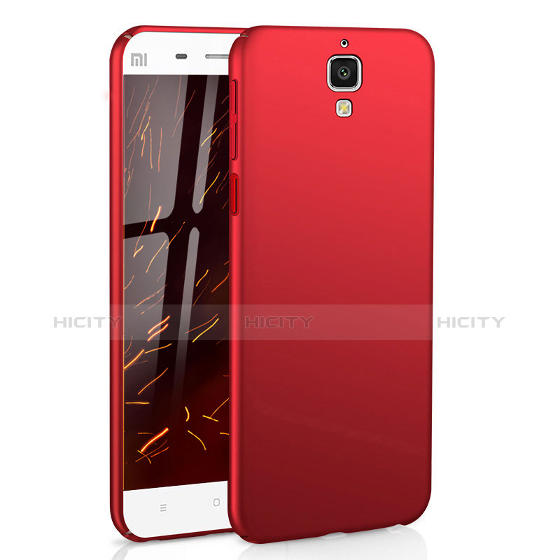 Custodia Plastica Rigida Opaca M03 per Xiaomi Mi 4 Rosso