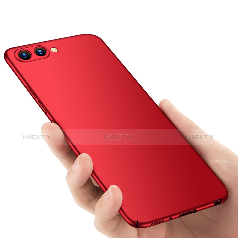 Custodia Plastica Rigida Opaca M04 per Huawei Honor View 10 Rosso