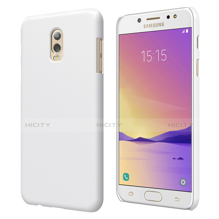 Custodia Plastica Rigida Opaca M04 per Samsung Galaxy C7 (2017) Bianco