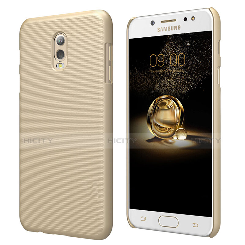 Custodia Plastica Rigida Opaca M04 per Samsung Galaxy C7 (2017) Oro