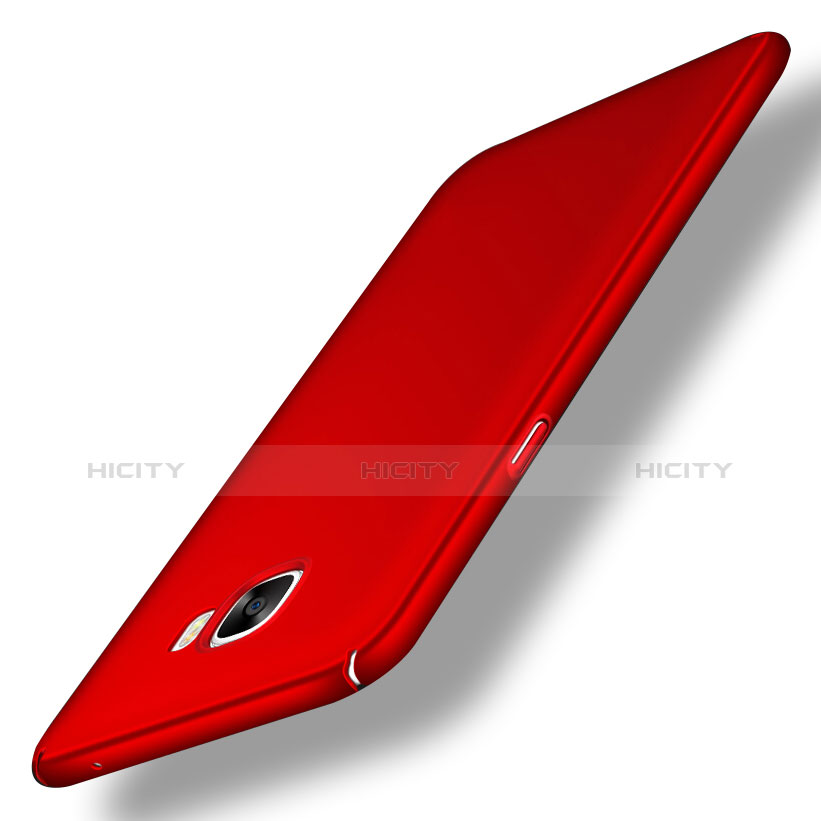Custodia Plastica Rigida Opaca M04 per Samsung Galaxy C7 SM-C7000 Rosso