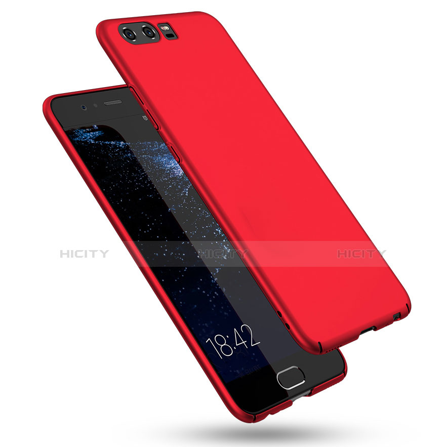 Custodia Plastica Rigida Opaca M05 per Huawei P10 Rosso