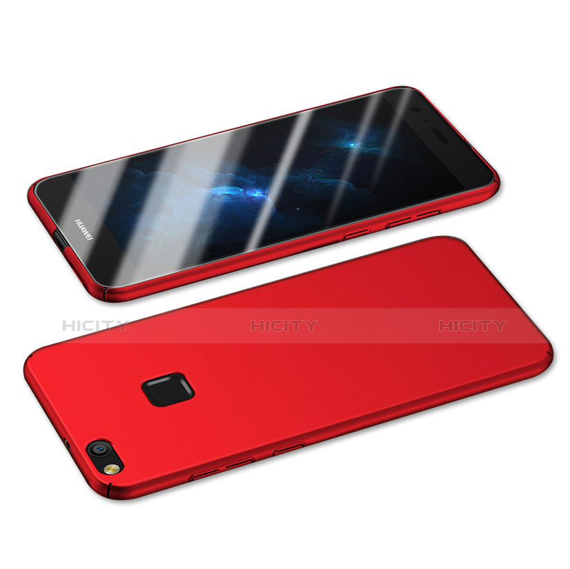 Custodia Plastica Rigida Opaca M05 per Huawei P8 Lite (2017) Rosso