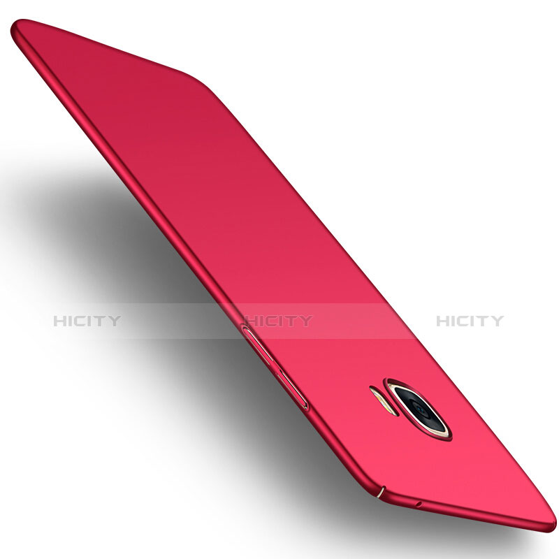 Custodia Plastica Rigida Opaca M05 per Samsung Galaxy C5 SM-C5000 Rosso