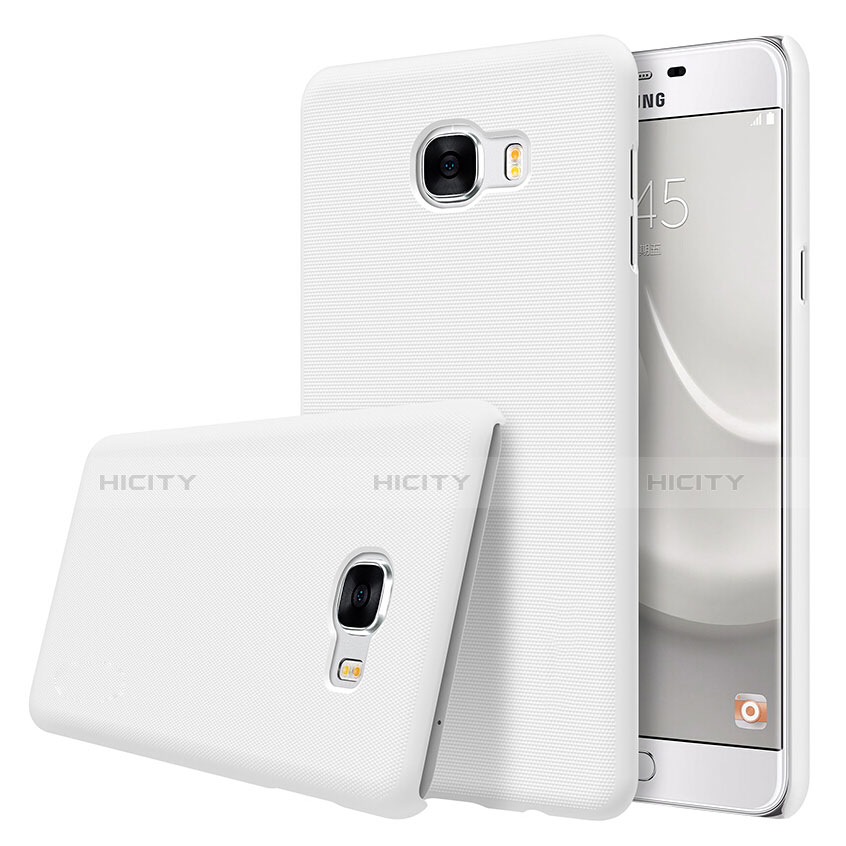 Custodia Plastica Rigida Opaca M08 per Samsung Galaxy C5 SM-C5000 Bianco