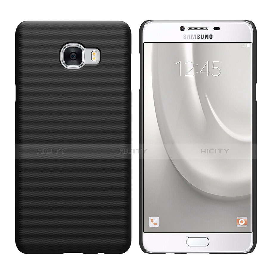 Custodia Plastica Rigida Opaca M08 per Samsung Galaxy C7 SM-C7000 Nero