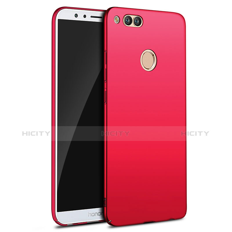 Custodia Plastica Rigida Opaca M09 per Huawei Honor Play 7X Rosso
