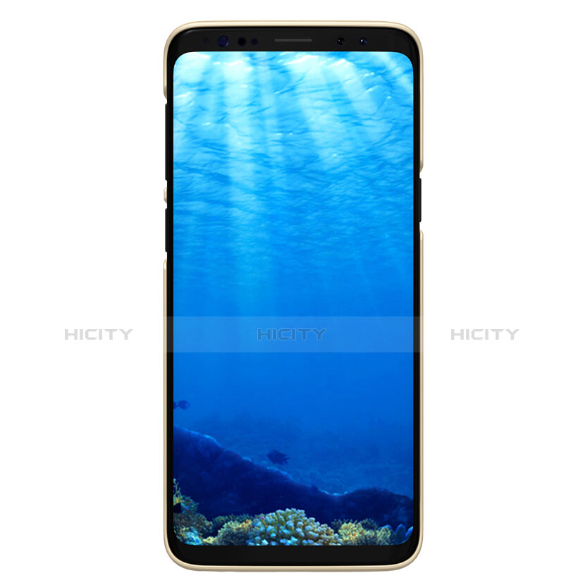 Custodia Plastica Rigida Opaca M09 per Samsung Galaxy S9 Oro