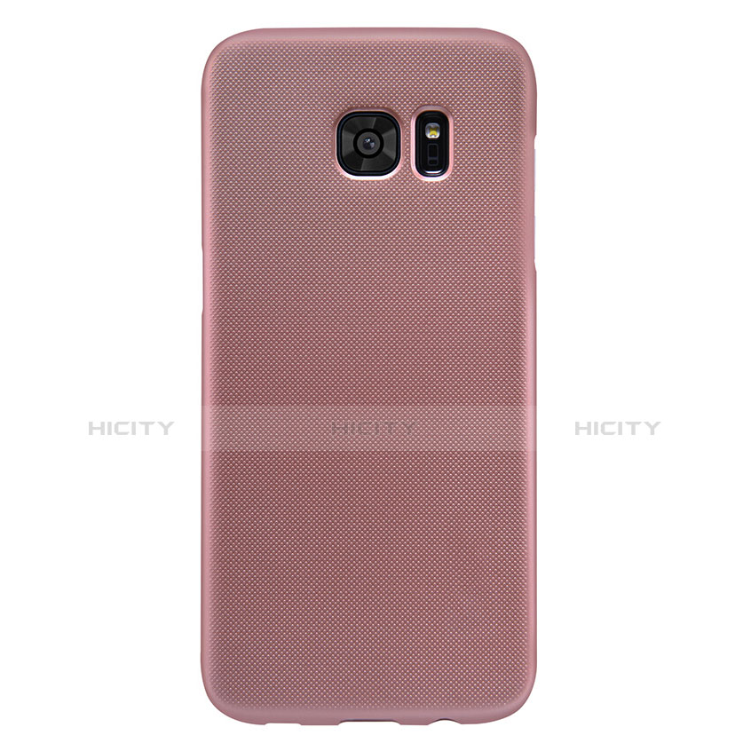 Custodia Plastica Rigida Opaca M10 per Samsung Galaxy S7 Edge G935F Oro Rosa