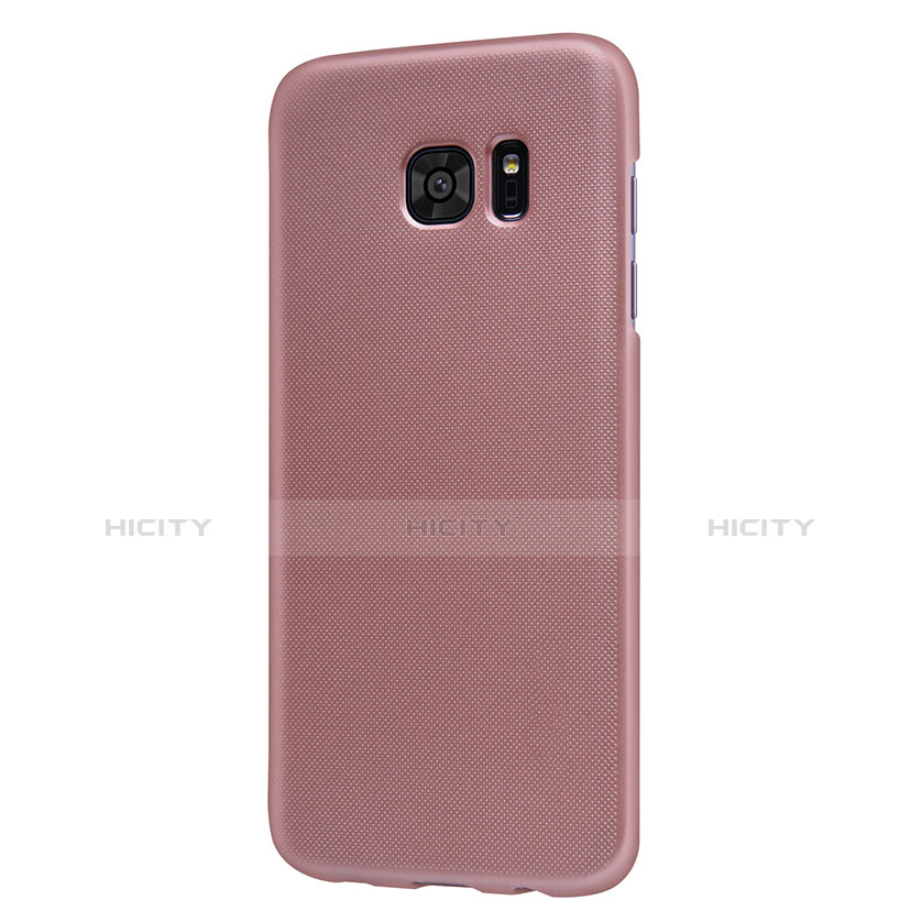 Custodia Plastica Rigida Opaca M10 per Samsung Galaxy S7 Edge G935F Oro Rosa