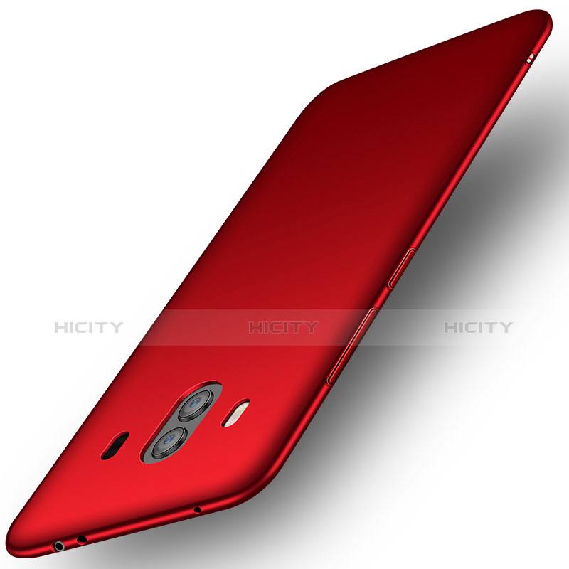 Custodia Plastica Rigida Opaca M14 per Huawei Mate 10 Rosso
