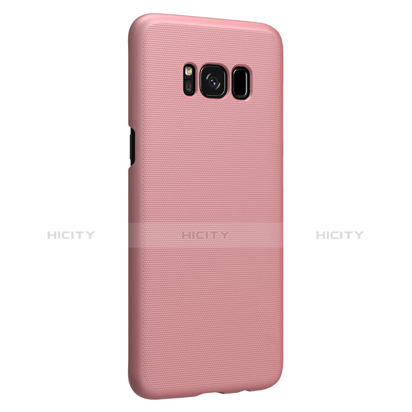 Custodia Plastica Rigida Opaca P01 per Samsung Galaxy S8 Plus Oro Rosa