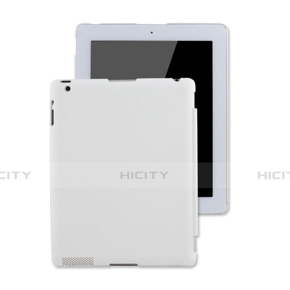 Custodia Plastica Rigida Opaca per Apple iPad 2 Bianco
