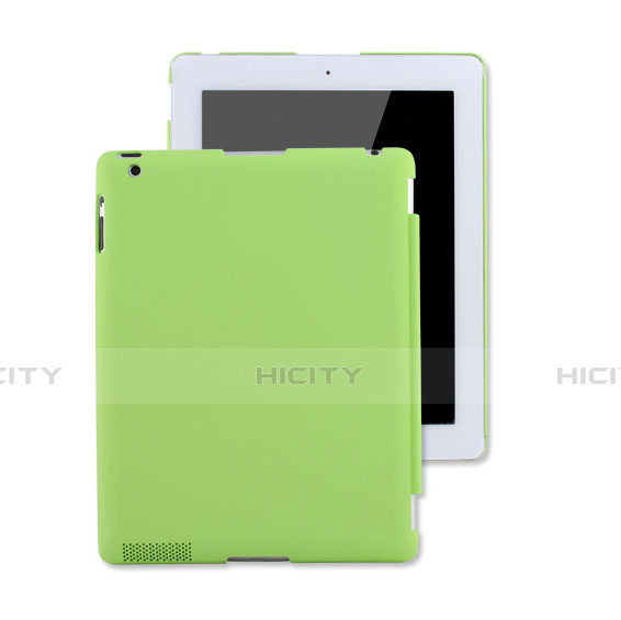 Custodia Plastica Rigida Opaca per Apple iPad 2 Verde