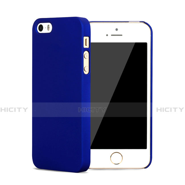 Custodia Plastica Rigida Opaca per Apple iPhone 5 Blu