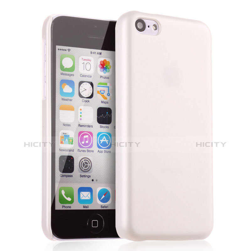 Custodia Plastica Rigida Opaca per Apple iPhone 5C Bianco