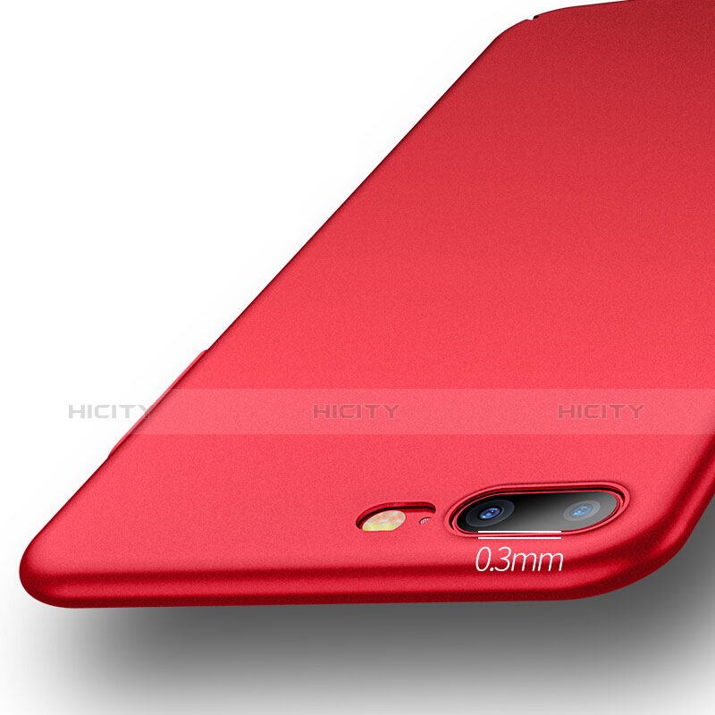Custodia Plastica Rigida Opaca per Apple iPhone 7 Plus Rosso
