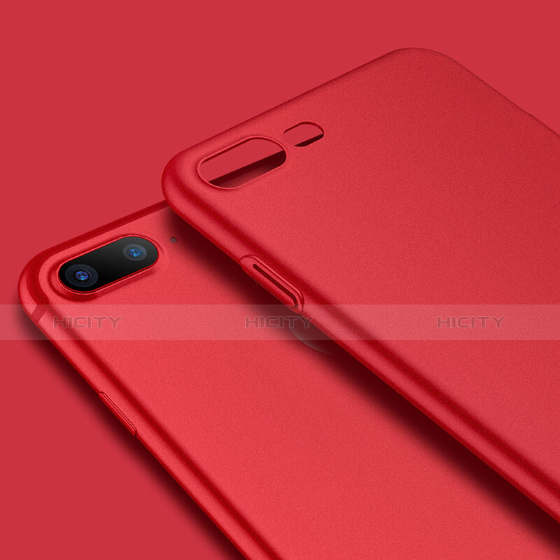 Custodia Plastica Rigida Opaca per Apple iPhone 8 Plus Rosso