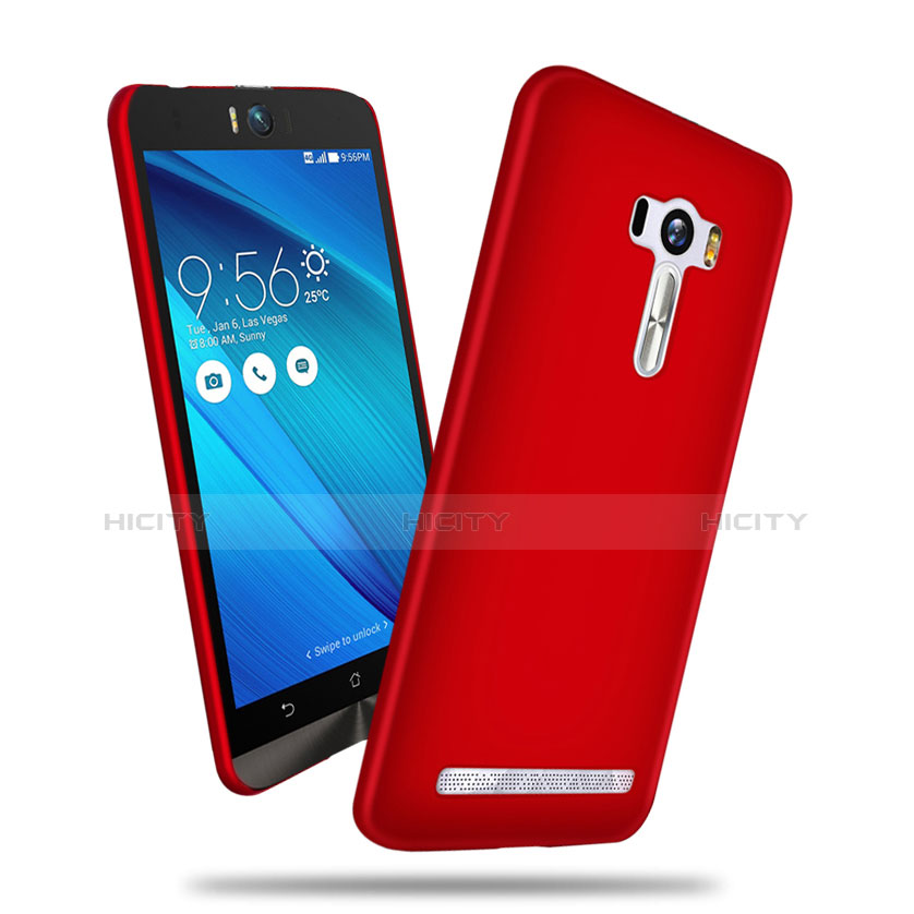Custodia Plastica Rigida Opaca per Asus Zenfone Selfie ZD551KL Rosso