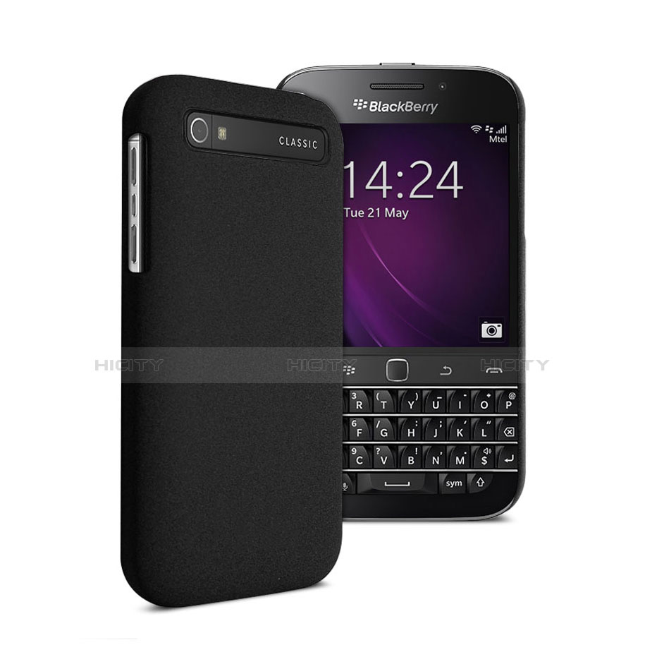 Custodia Plastica Rigida Opaca per Blackberry Classic Q20 Nero