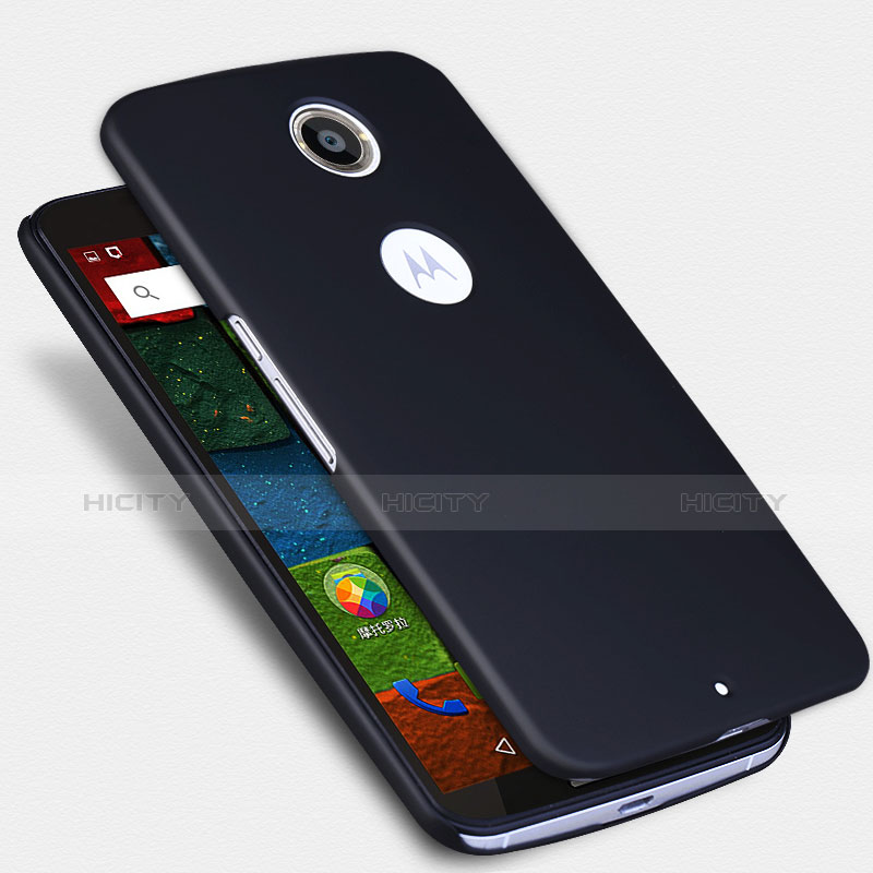 Custodia Plastica Rigida Opaca per Google Nexus 6 Nero