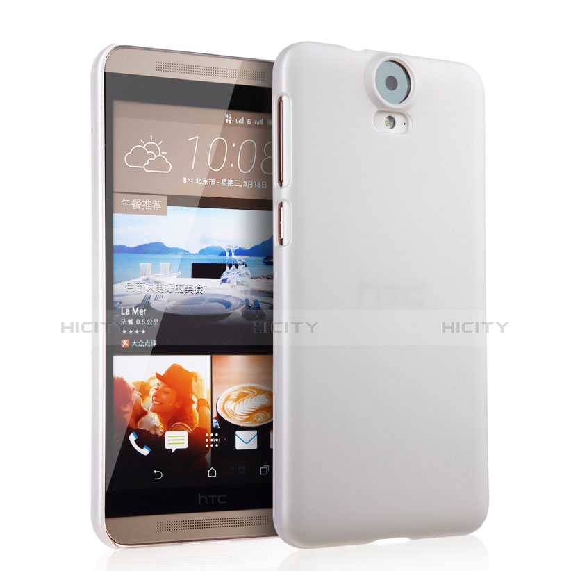 Custodia Plastica Rigida Opaca per HTC One E9 Plus Bianco