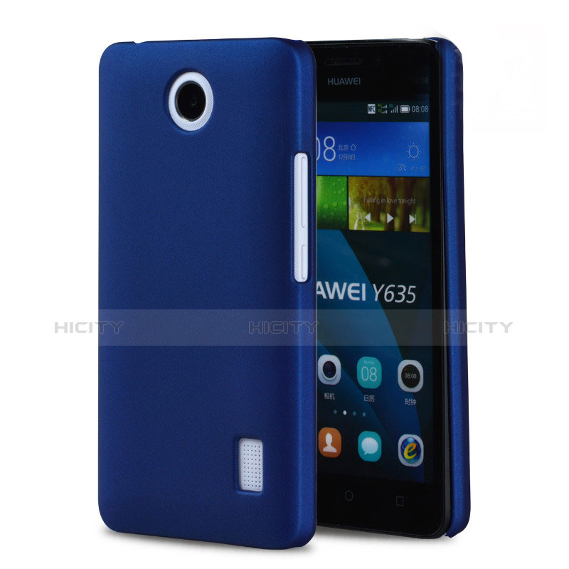 Custodia Plastica Rigida Opaca per Huawei Ascend Y635 Dual SIM Blu