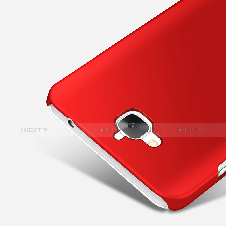Custodia Plastica Rigida Opaca per Huawei Enjoy 5 Rosso