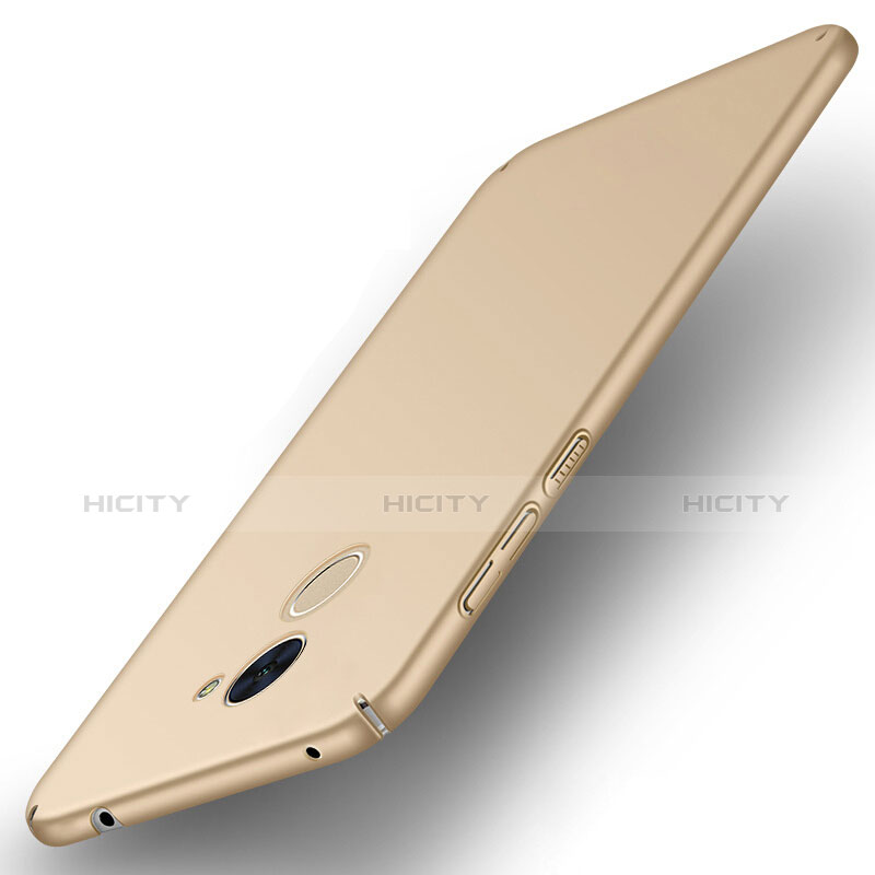 Custodia Plastica Rigida Opaca per Huawei Enjoy 7 Plus Oro