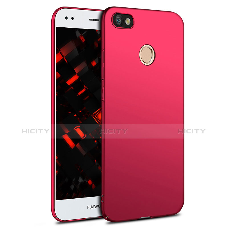 Custodia Plastica Rigida Opaca per Huawei Enjoy 7 Rosso