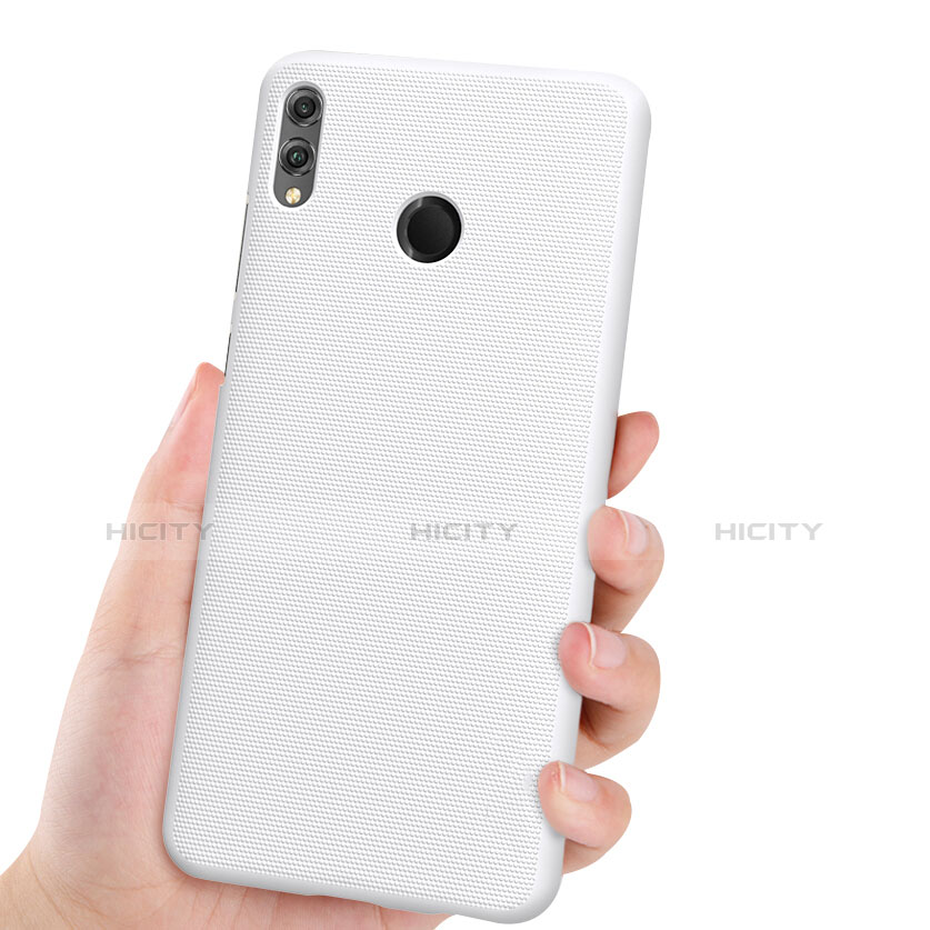 Custodia Plastica Rigida Opaca per Huawei Honor 8X Bianco