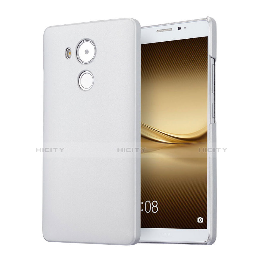 Custodia Plastica Rigida Opaca per Huawei Mate 8 Bianco