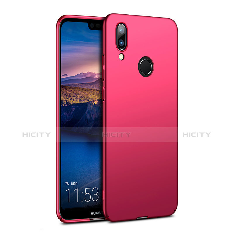 Custodia Plastica Rigida Opaca per Huawei P20 Lite Rosso