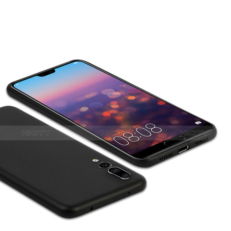 Custodia Plastica Rigida Opaca per Huawei P20 Pro Nero