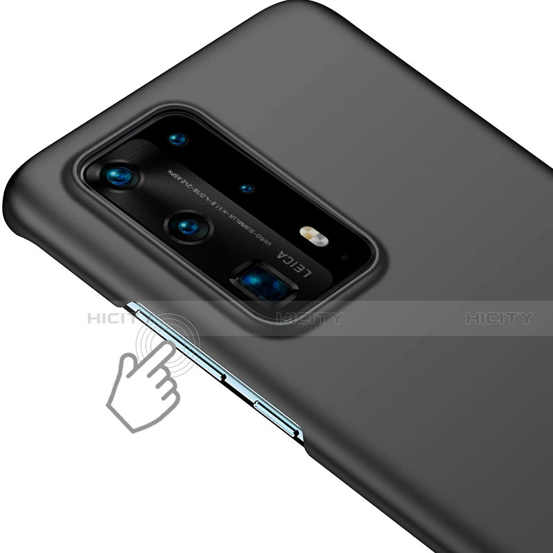 Custodia Plastica Rigida Opaca per Huawei P40 Pro+ Plus Nero