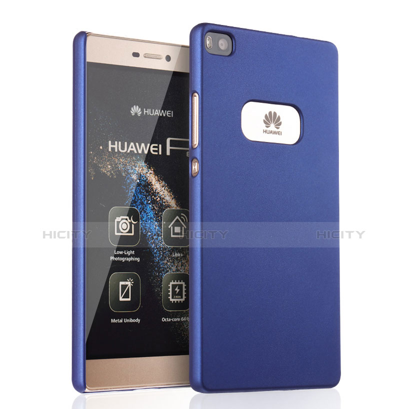 Custodia Plastica Rigida Opaca per Huawei P8 Blu