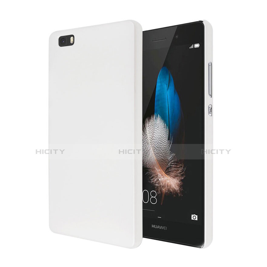 Custodia Plastica Rigida Opaca per Huawei P8 Lite Bianco